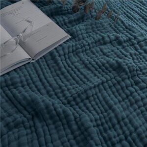 Muslin Blanket for Adults, Extra Large Twin 90” x 66”,6 Layer Cooling Cotton